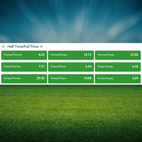 what does half time full time mean in betting|Half Time Full Time Bet Explained + Betting System .